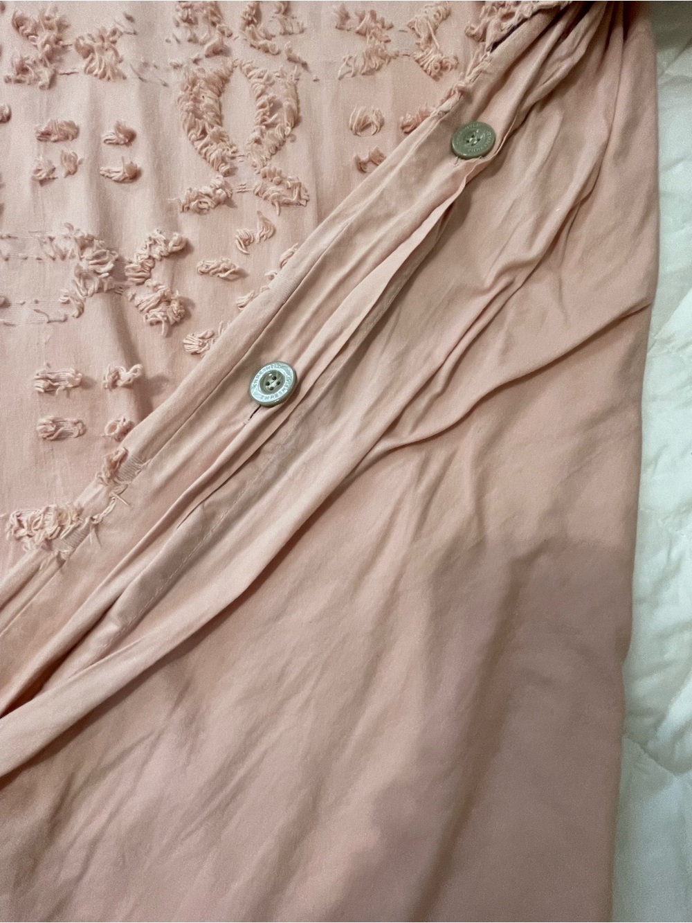 Target Threshold Pink Tufted Chenille Full/Queen Duvet Cover & Shams - Picture 7 of 10